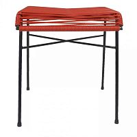 Minimalist design stool Yuco leatherlinenPVC
