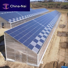 Commercial greenhouse steel frame