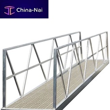 Dock gangway manualaluminumwith handrails