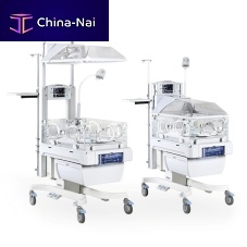 Infant incubator on casters YP-3000height-adjustablewith monitorwith phototherapy lamp