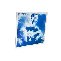 Contemporary ceiling light PL-60-60-3DsquarealuminumLED