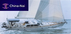 Cruising sailing yacht 53with open transomaluminumlifting keel