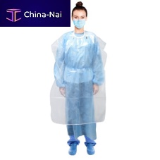 Unisex medical apron iApronpolyethylenewaterproofblue