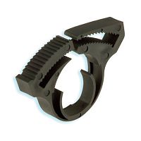 Nylon hose clamp LHC series with double toothed jawsreusabledouble
