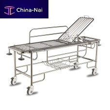 Transport stretcher trolley ALK06-A103Bmanualwith adjustable backrest2 sections