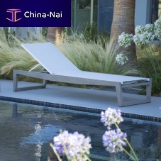 Contemporary sun lounger SKAALBatyline®teakcommercial