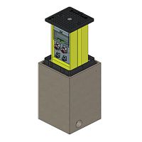 Fixed bollard VM01retractablefor airportelectric