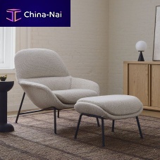 Contemporary armchair Fillmore Mid-Centuryfabricwoodenmetal