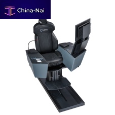 Flight simulator seat COMMAND XXLfor pilotwith integrated screenwith armrests
