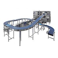 Belt conveyor spiralcoolingcontainer