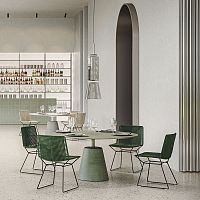 Contemporary chair NEIL indoorfabricleather