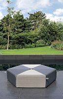 Contemporary pouf CAKE 80fabric