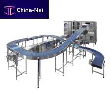 Belt conveyor spiralcoolingcontainer