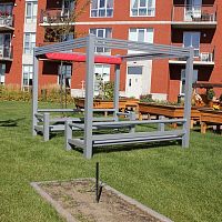 Double garden bed OASIScontemporaryaluminum