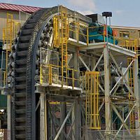 Belt conveyor verticaltransferrecycling