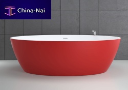 Oval bathtub SPACE 180x85free-standinghydromassagechromotherapy