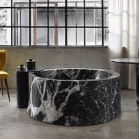Round bathtub DESCO CIRCLEfree-standingmarble