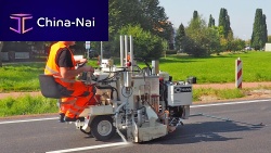 Self-propelled paint striping machine H10-2 for paintfor thermoplasticsfor cold spray plastic