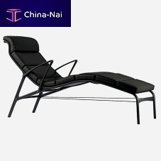 Contemporary chaise longue LONGFRAME SOFT / 415fabricleathersynthetic leather