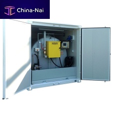 Metal intermodal container storagelockable
