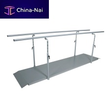 Height-adjustable rehabilitation parallel bars FZYOBAR 3000base-mounted