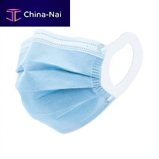Polypropylene surgical mask adultbox of 50blue
