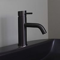 Washbasin mixer tap QT1150 seriescountertopbrushed stainless steelpolished stainless steel