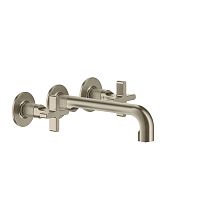 Double-handle washbasin mixer tap INCISO : 58190wall-mountedmetalbathroom