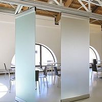 Sliding partition DORMA HSWglasscommercialfor offices