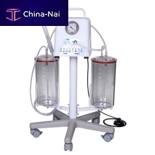 Pneumatic surgical suction pump A-45on casters