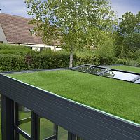 Synthetic fiber pergola cover GREEN ROOFhome