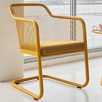 Contemporary chair HONKEN X46indoorfabricleather