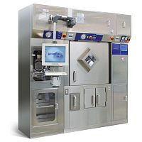 Radiopharmacy automated dispensing system THEODORICO 2with computerrobotic