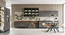 Contemporary kitchen ROUNDglassmarblegranite