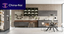 Contemporary kitchen ROUNDglassmarblegranite