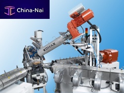 Profile extrusion line for thermoplasticsmultilayersingle layer