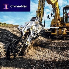 Chain trencher CHD 120Brubber-tired