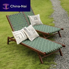 Contemporary sun lounger Archipelpolyesteraluminumreclining