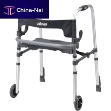 2-wheel mobility walker Clever-Lite LSheight-adjustablewith seatfolding