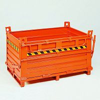 Stainless steel waste container BS125 Abottom-emptying