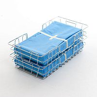 Stainless steel sterilization basket Sterisystem® for instrumentswire