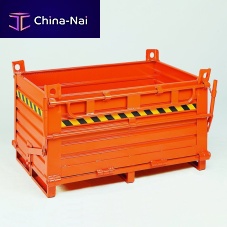 Stainless steel waste container BS125 Abottom-emptying