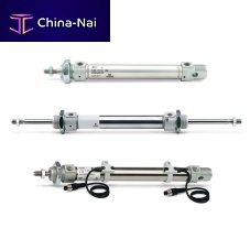 Mini cylinder 16, 23, 24, 25 seriespneumaticwith through roddouble-acting
