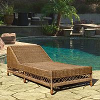 Contemporary sun lounger AUGUSTrattancommercial