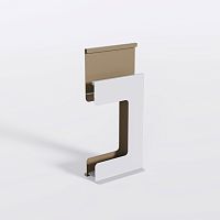 2-bar towel rack Bsetfloor-mountedthermo-lacquered aluminumfor hotel