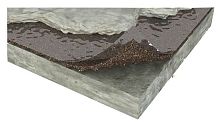 Sheet sound-insulating underlay ACOUSTICORK U31rubbercork