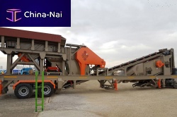 Mobile crushing and screening plant jawprimarysecondary