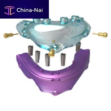 Dental implantology surgical guide