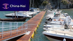 Floating dock mooringfor marinasfor harbor