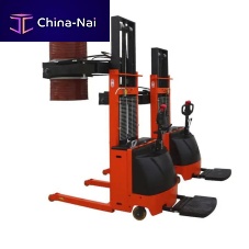 Electric stacker truck COT0520with rider platformdrumscale